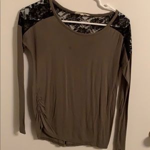 Olive Long Sleeve With Lace